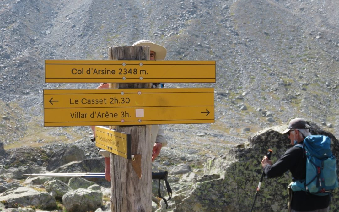 Rando du 2 septembre 2021 – Traversée Villar d’Arène – Le Casset
