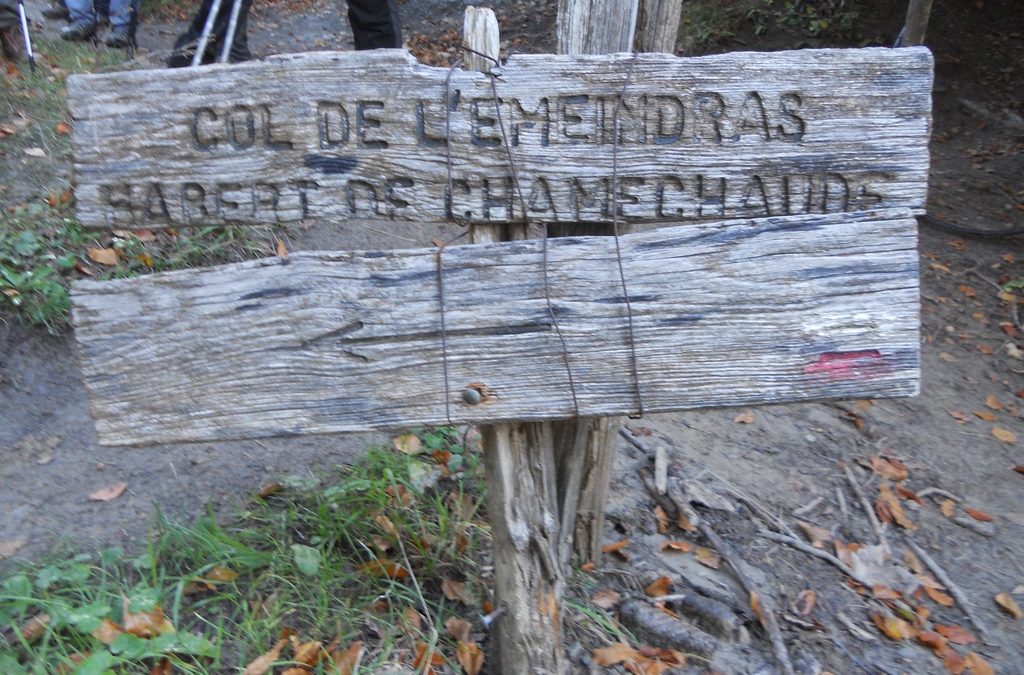 Rando du 6 octobre 2022 – Crête de l’Emeindras